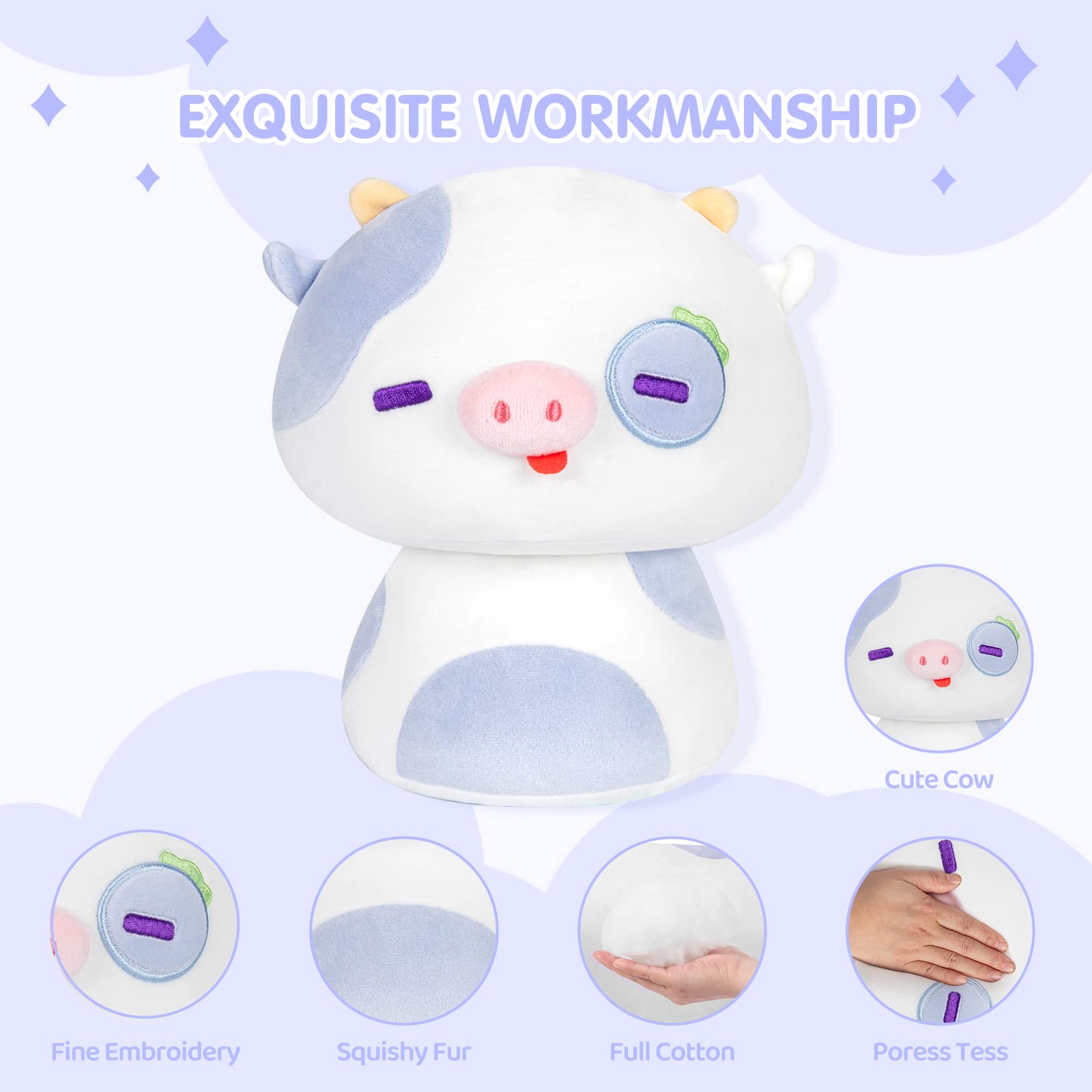 Mewaii 20CM Peluche Cuscino Kawaii Giocattoli per Bambina Cuscino di Peluche Animali Kawaii Giocattoli Abbraccio Morbido Cuscino a Forma di Fungo Cuscino Giocattolo Regalo 3 Anni in su