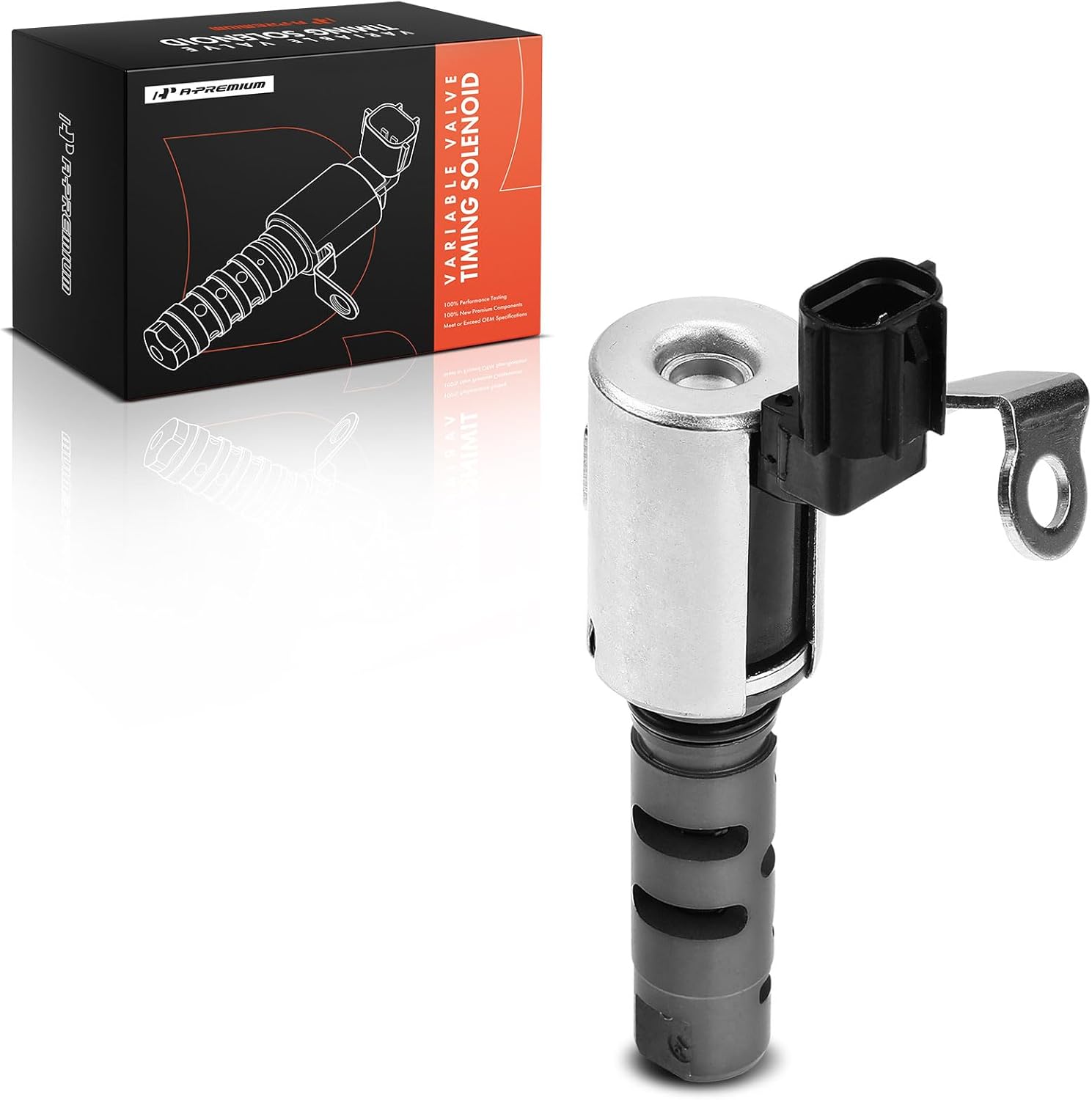 A-Premium Right & Intake Engine Variable Valve Timing (VVT) Solenoid Compatible with Toyota Tacoma 05-15, Tundra 05-11, 4Runner 03-09, FJ Cruiser 07-09, V6 4.0L, Replace# 15330-30390, 15330-0P010