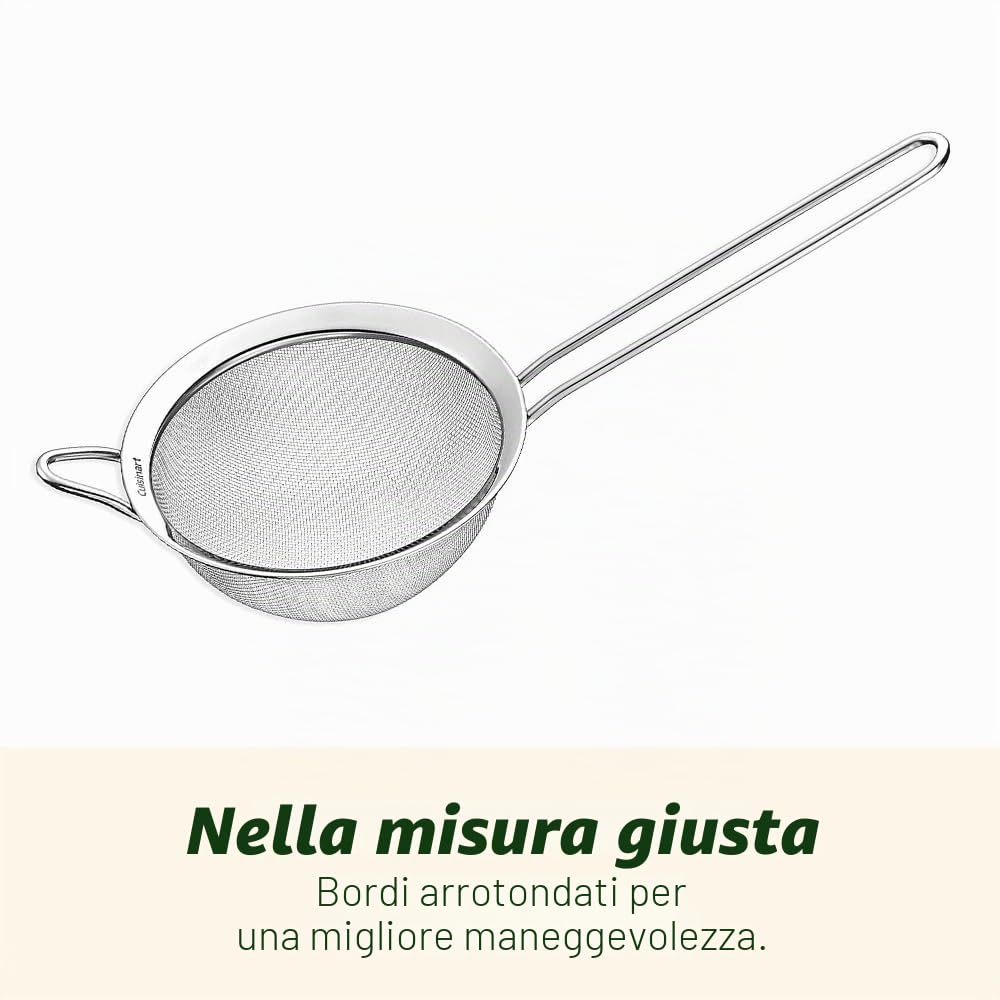 Cuisinart Set di 3 colini a Maglia fine in Acciaio Inox