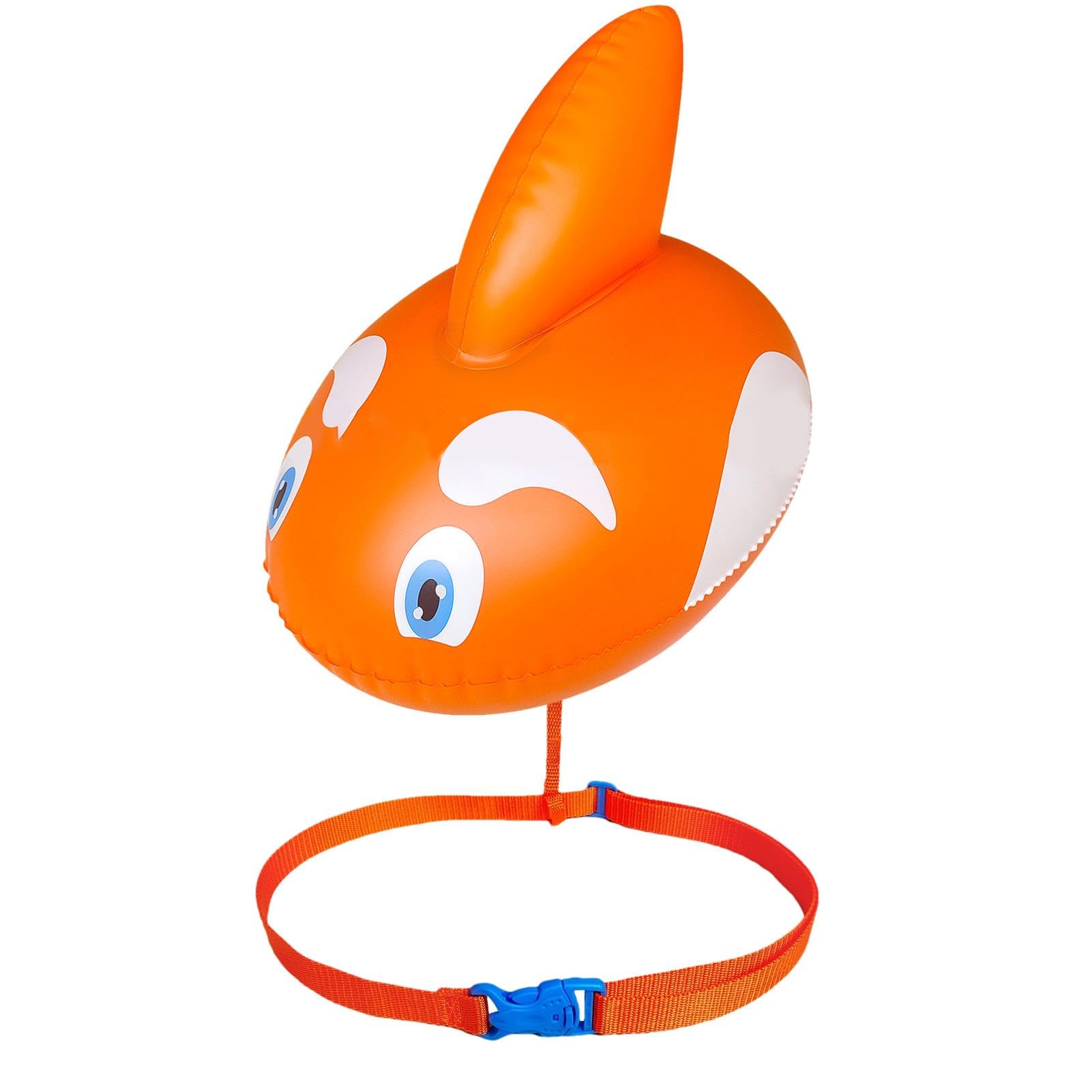 Swim Buoy - Inflatable Snorkel Float,Highly Visible Safety Marine Float Training for Open Water Swimming, Throwable Flotation Device