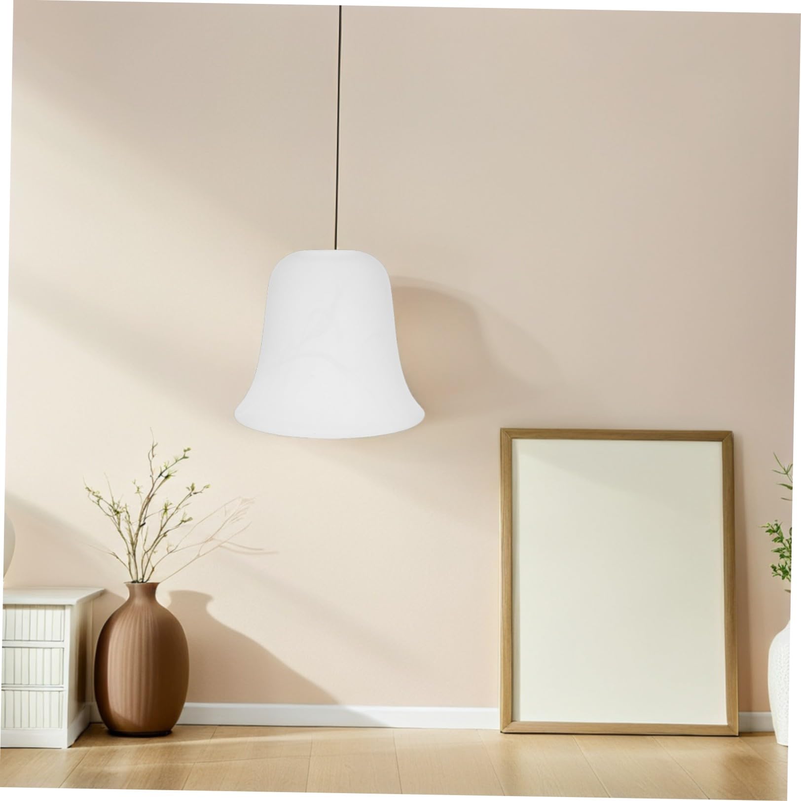 SOLUSTRE Abat-jour en Verre de Nuage Diffusion Douce de Lumière et Dissipation Thermique 4 Pièces Ouverture de 42mm pour Lampe de Table E27 pour Décoration de Salons