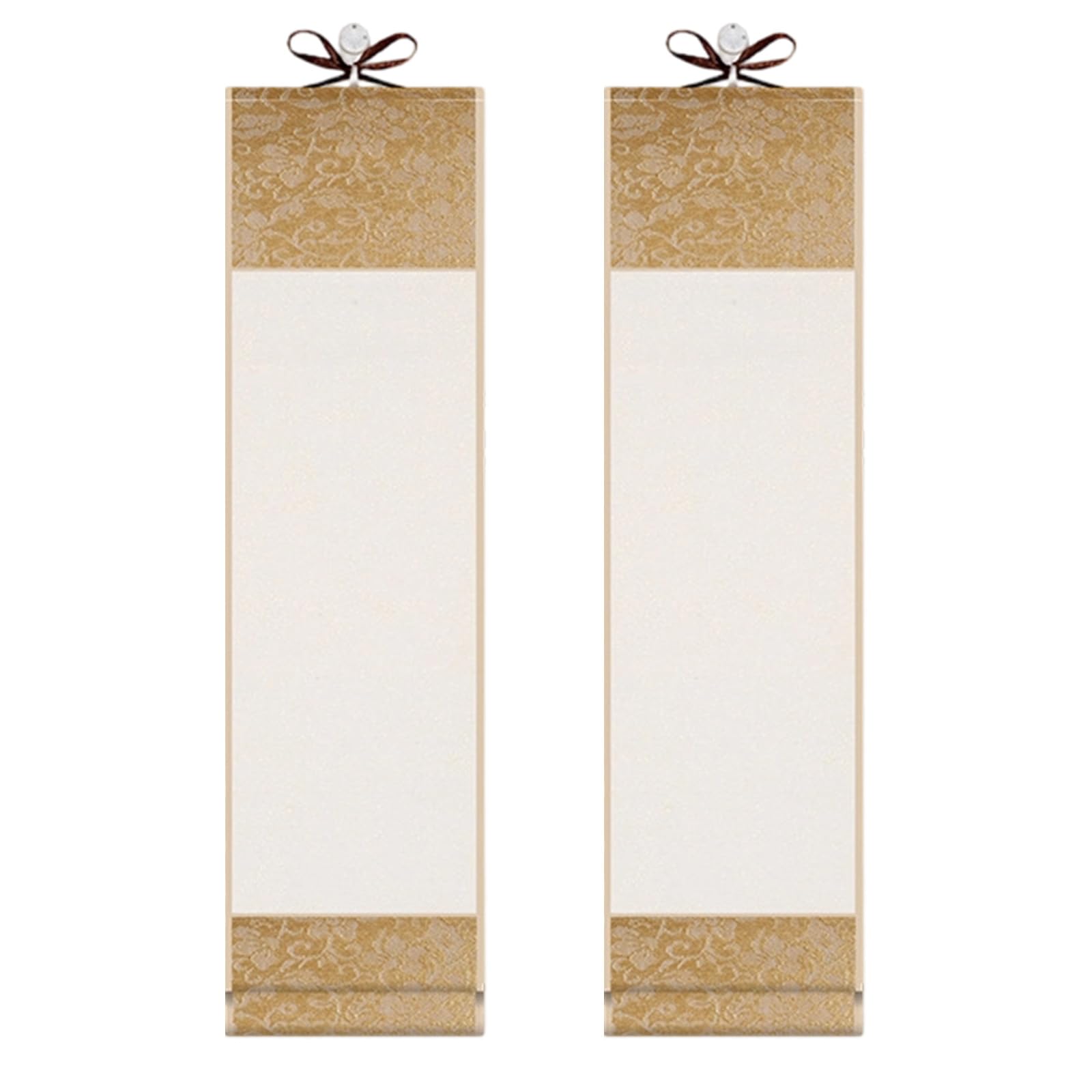 FGDTREE Wall Scrolls Blanks Hanging Scroll for Chinese Calligraphies Painting Art Supplies Blanks Wall Mounting Scroll Scrolls