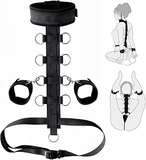 BDSM Bondage Kit Adult Restraints Sex Toys, Neck to Wrist Ad