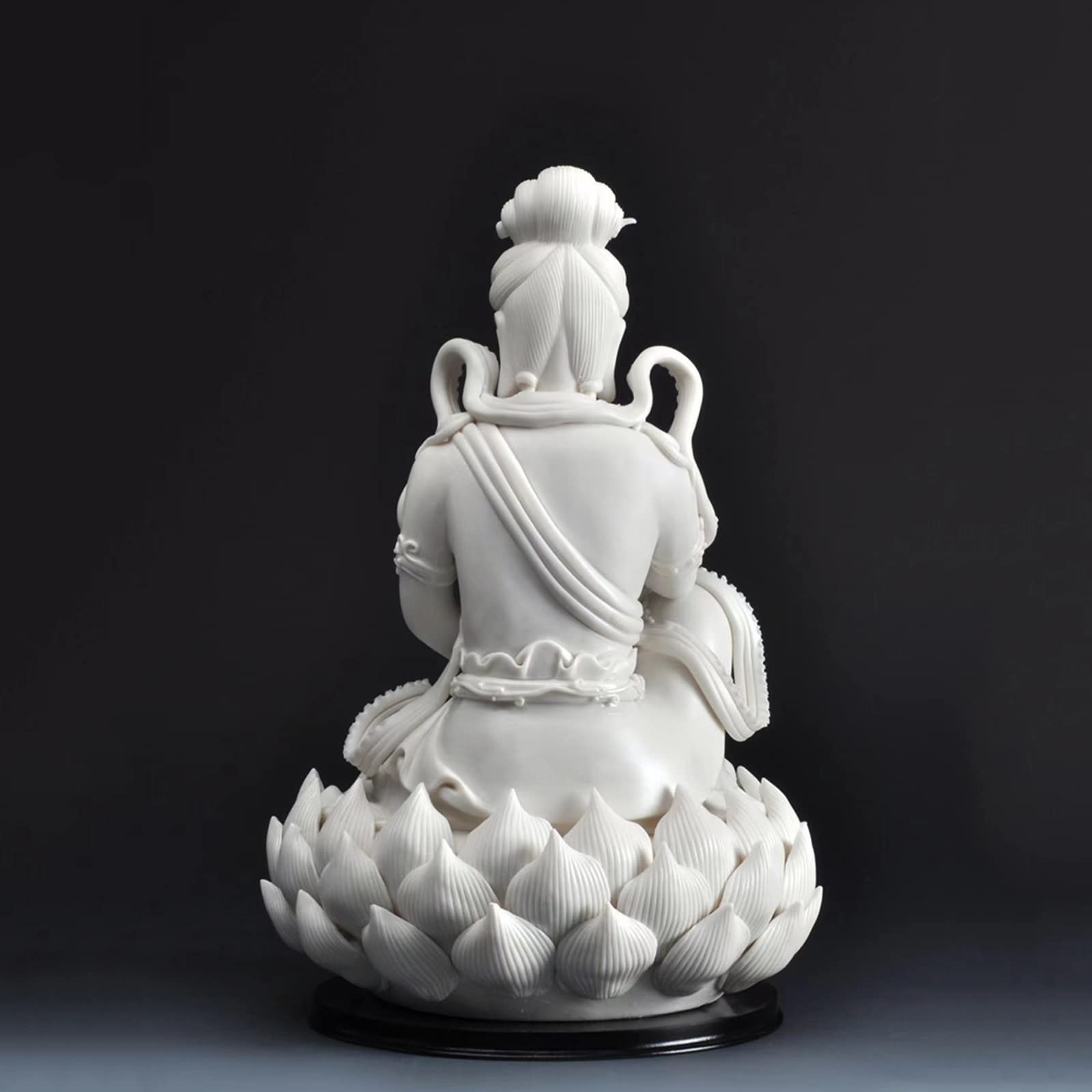 Amazon.co.jp: 観音像 観音観音菩薩 蓮の像の上に座る観音 観音 慈悲の