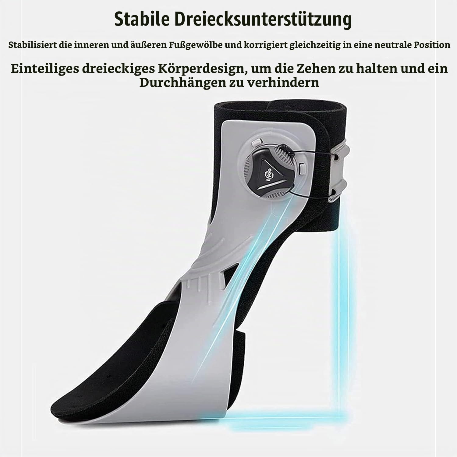 LegendTech Fußheberorthese, Verstellbare Knöchelorthese, Knöchelstabilisatorbandage für Männer und Frauen Verstauchte Knöchelbandschäden sehnenentzündung Schmerzlinderun