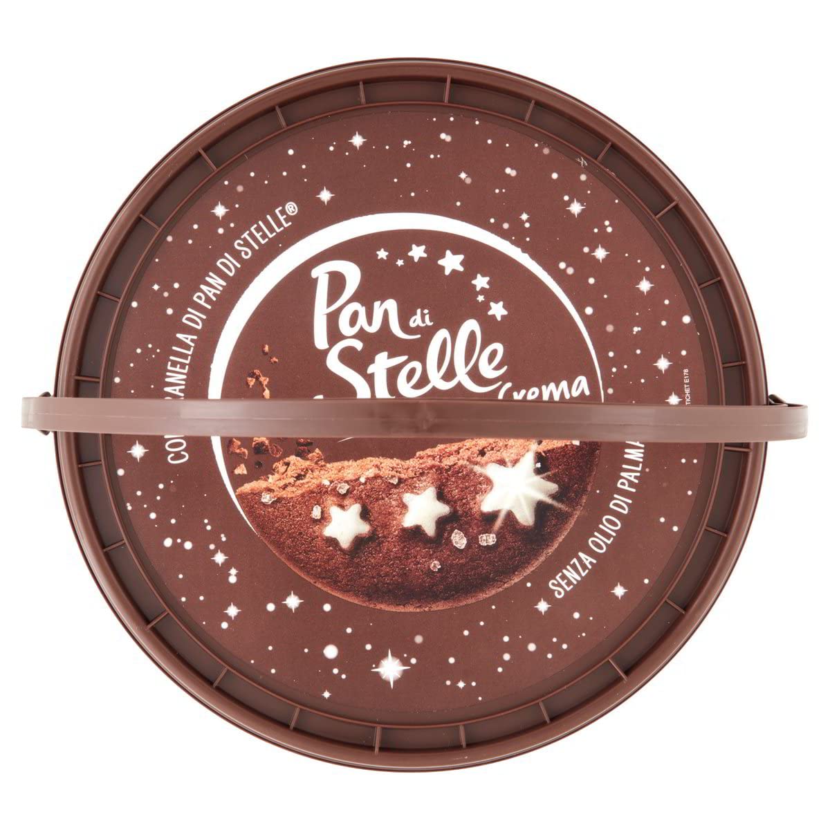 3 x Pan di Stelle Crema Spalmabile de avellana para untar, crema con granos de galletas, 3 kg sin aceite de palma