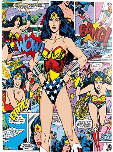 Skinit Decal Gaming Skin Compatible with PS5 Digital Edition Bundle - Officially Licensed DC Comics Wonder Woman Comic Blast Design
