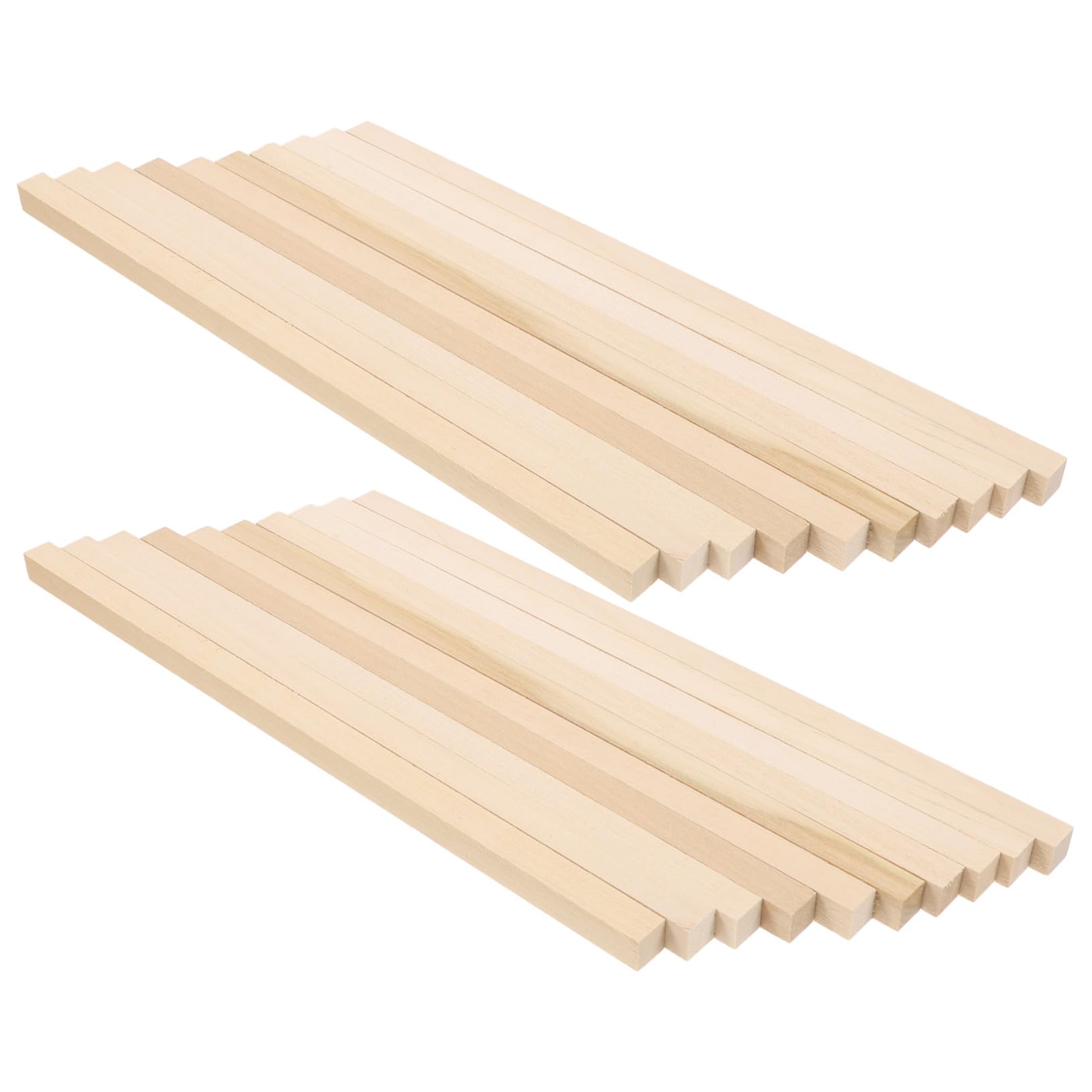 60 Stück Teiliges Quadratische Holzdübel aus Leichtem Lindenholz Glatte Oberfläche Flexibel und Bruchfest für DIY Bastelprojekte und Kreative Holzarbeiten