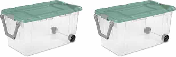 【新品】RAIN OR SHINE SOFT CONTANER L 40L Amazon.com: 40 Gallon Wheeled Industrial Tote Plastic Adult