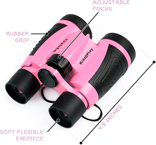 Miniatura 5 de Adventure Kidz Outdoor Explorer Kit - Kit de aventura rosa y chaleco rosa y sombrero, 8 artículos