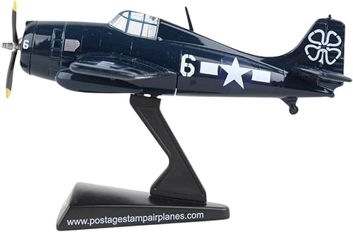 Miniatura 4 de Daron Sello postal PS5351-3 F4F Wildcat USN USS Petrof Bat #6 1/87 Escala Diecast Display Modelo con soporte