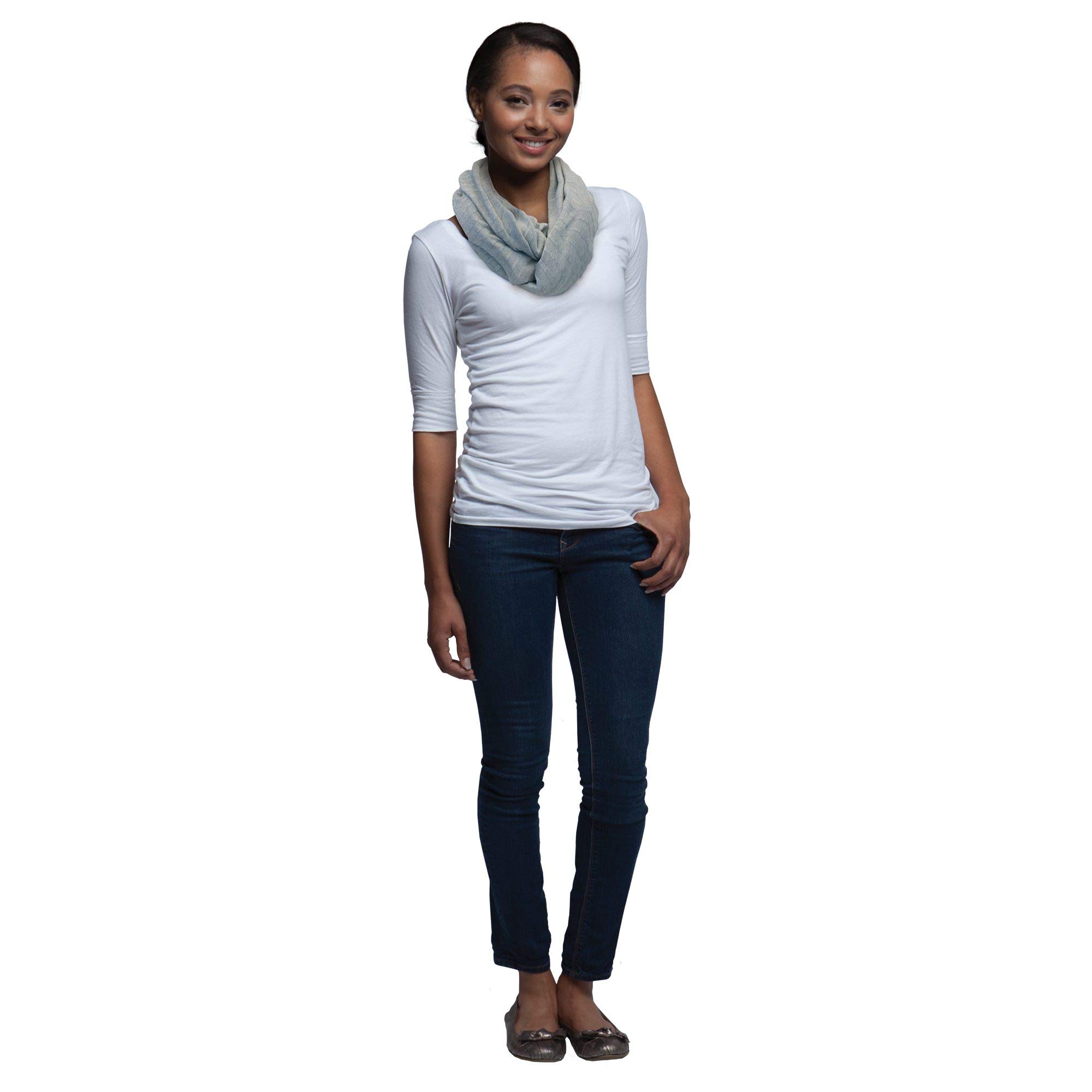 Chicco Écharpe d'allaitement Boppy Infinity 17 cm Gris