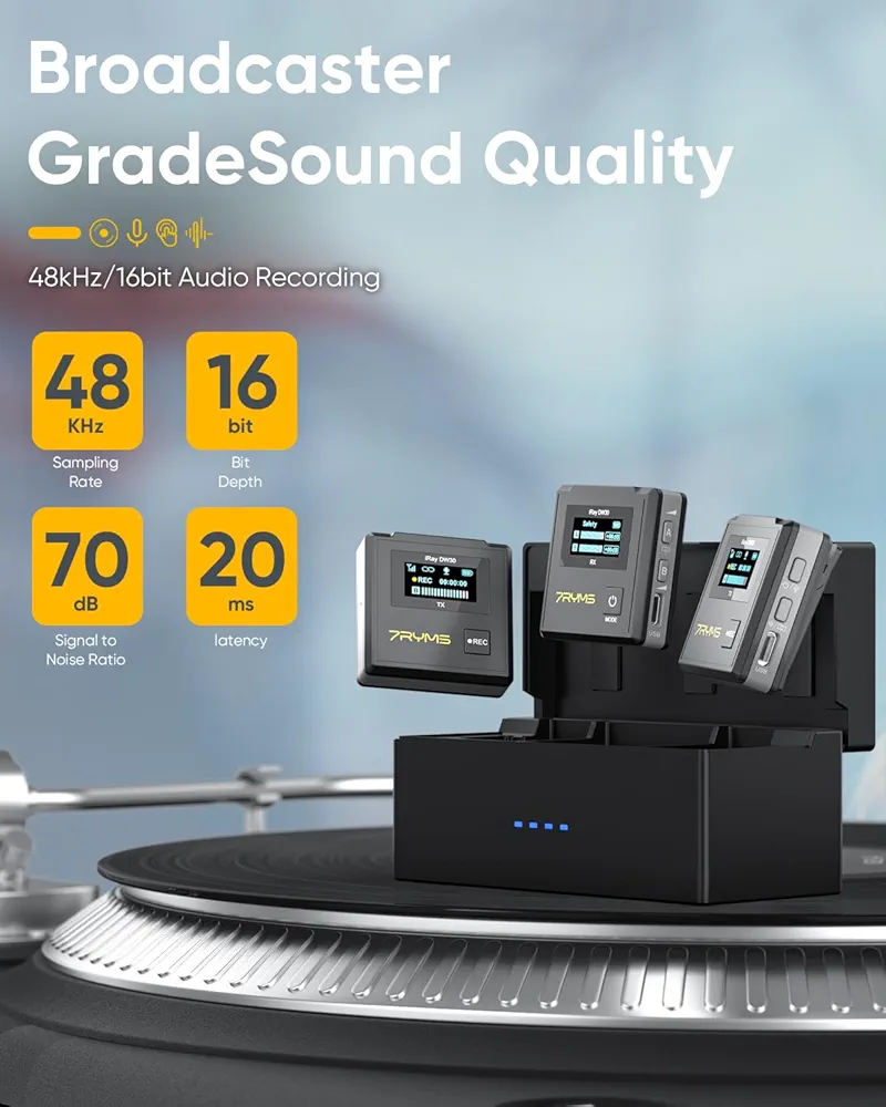 7RYMS iRAY DW30 Lavalier Mikrofon Wireless für Kamera