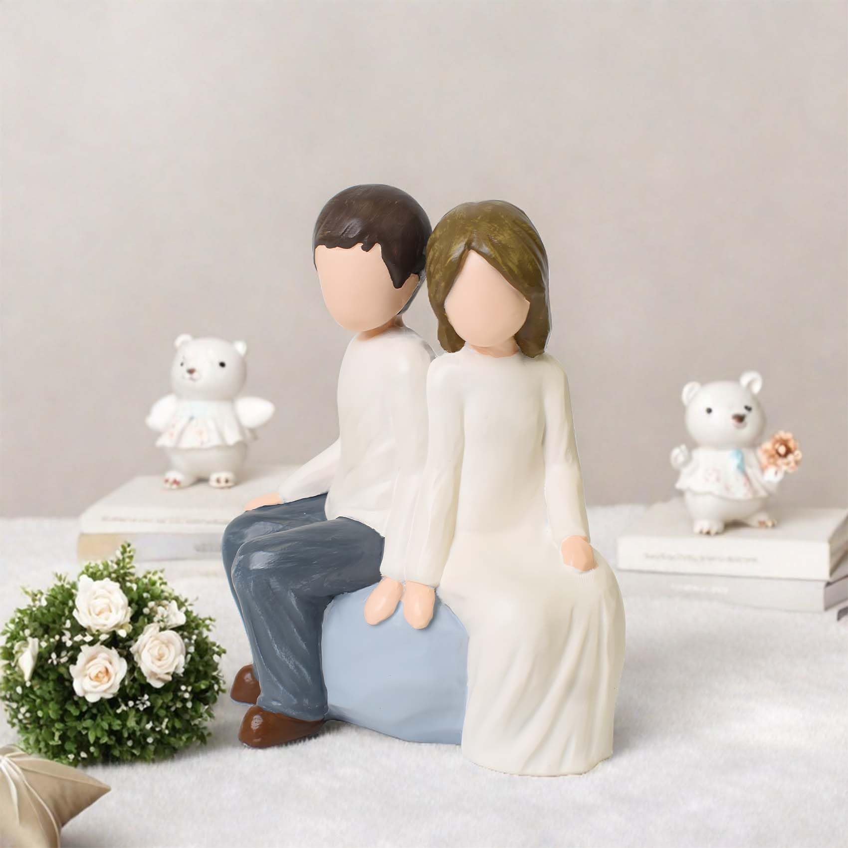 Brothers and Sisters 4枚組 Amazon.com: Faumsut Brother and Sister Figurines, Gifts for Sister