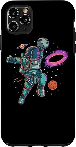 Vista 25 de iPhone 7 Plus/8 Plus astronauta baloncesto Dunk Planet Blackhole Moon Landing estuche de regalo
