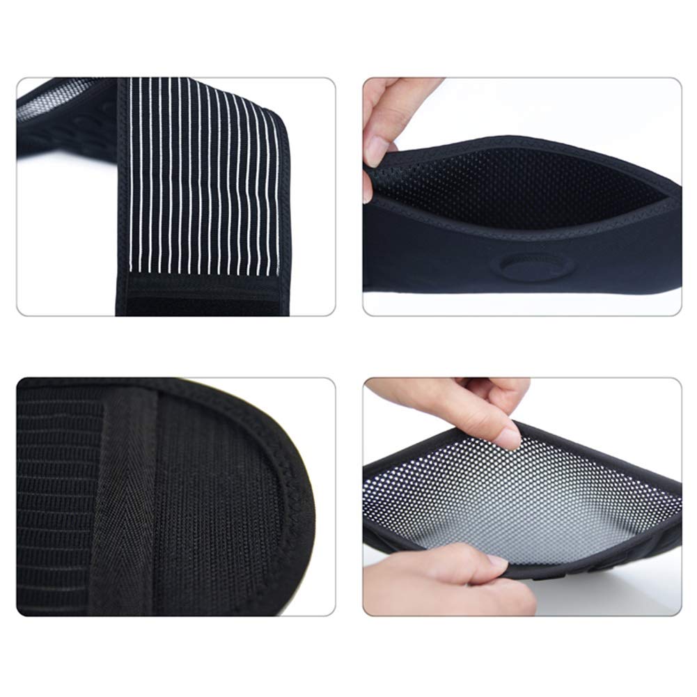 20 Imanes Faja Soporte Lumbar Cinturón Magnético Inferior Atrás Apoyo Dolor Alivio Atrás Espasmos Ciática Hernia Discal Hernia por Hombres Y Mujer (Size : XXL)