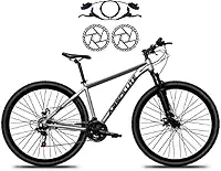 Bicicleta Aro 29 Absolute Nero 5 24 Veocidades MTB Aluminio Freio Hidráulico Suspensão 80mm