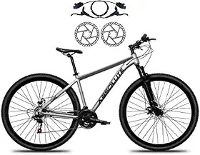 Bicicleta Aro 29 Absolute Nero 5 24 Veocidades MTB Aluminio Freio Hidráulico Suspensão 80mm