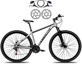 Bicicleta Aro 29 Absolute Nero 5 24 Veocidades MTB Aluminio Freio Hidráulico Suspensão 80mm