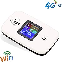 Vista 8 de KuWFi 4G LTE Mobile WiFi Hotspot desbloqueado dispositivos de enrutador de Internet inalámbrico con ranura para tarjeta SIM para soporte de viaje