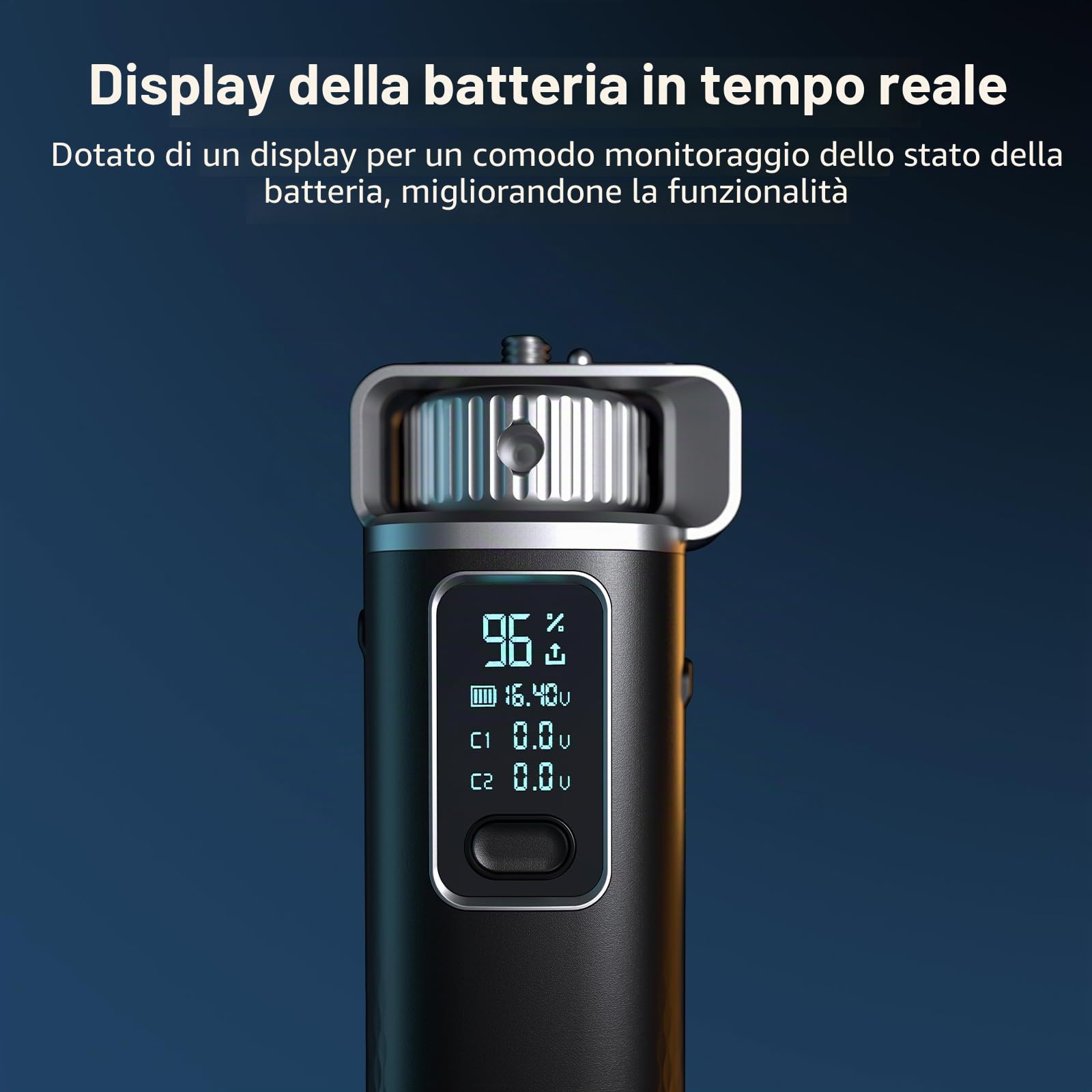 SMALLRIG Impugnatura della batteria da 99 Wh/6800 mAh, ricarica rapida PD100W, D-TAP, 2 porte USB-C, maniglia per RC60/RC100, per fotocamere Sony FX3/FX30/ZV-E10