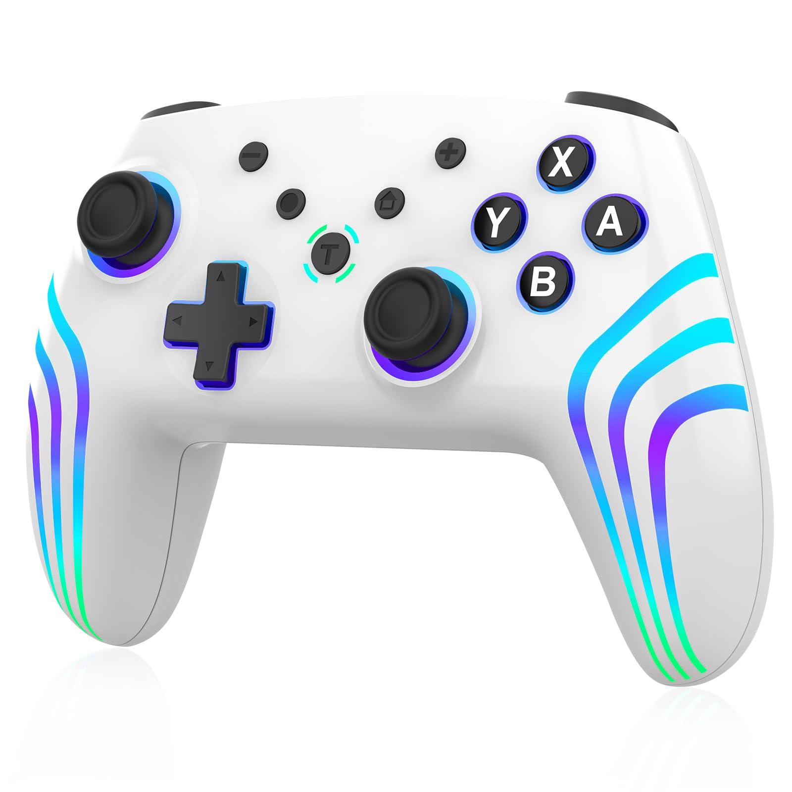 Switch Controller, Changeable RGB Lights, Switch Pro Controller