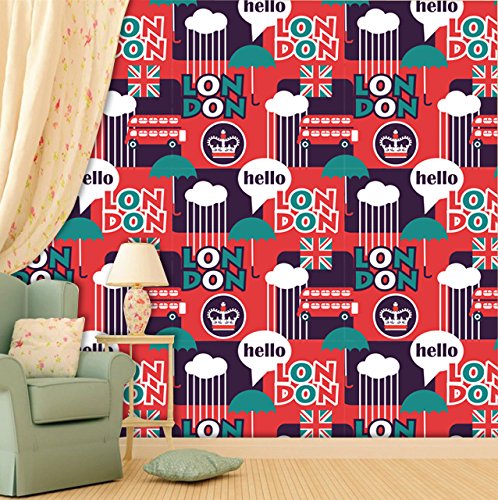 Paper Plane Design Stone Brick Theme Wall Sticker (PVC Vinyl 20 Square Feet 16 x 90 Inch x 2 Roll) (B078Q7WBVR) Amazon Price History, Amazon Price Tracker