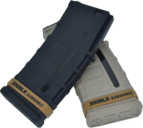 Miniatura 3 de Paquete de 12 bandas de marcado Miaozhun 300 BLK Subsonic Magazine .300 Blackout Subsonic Magazine Identificación de Calibre
