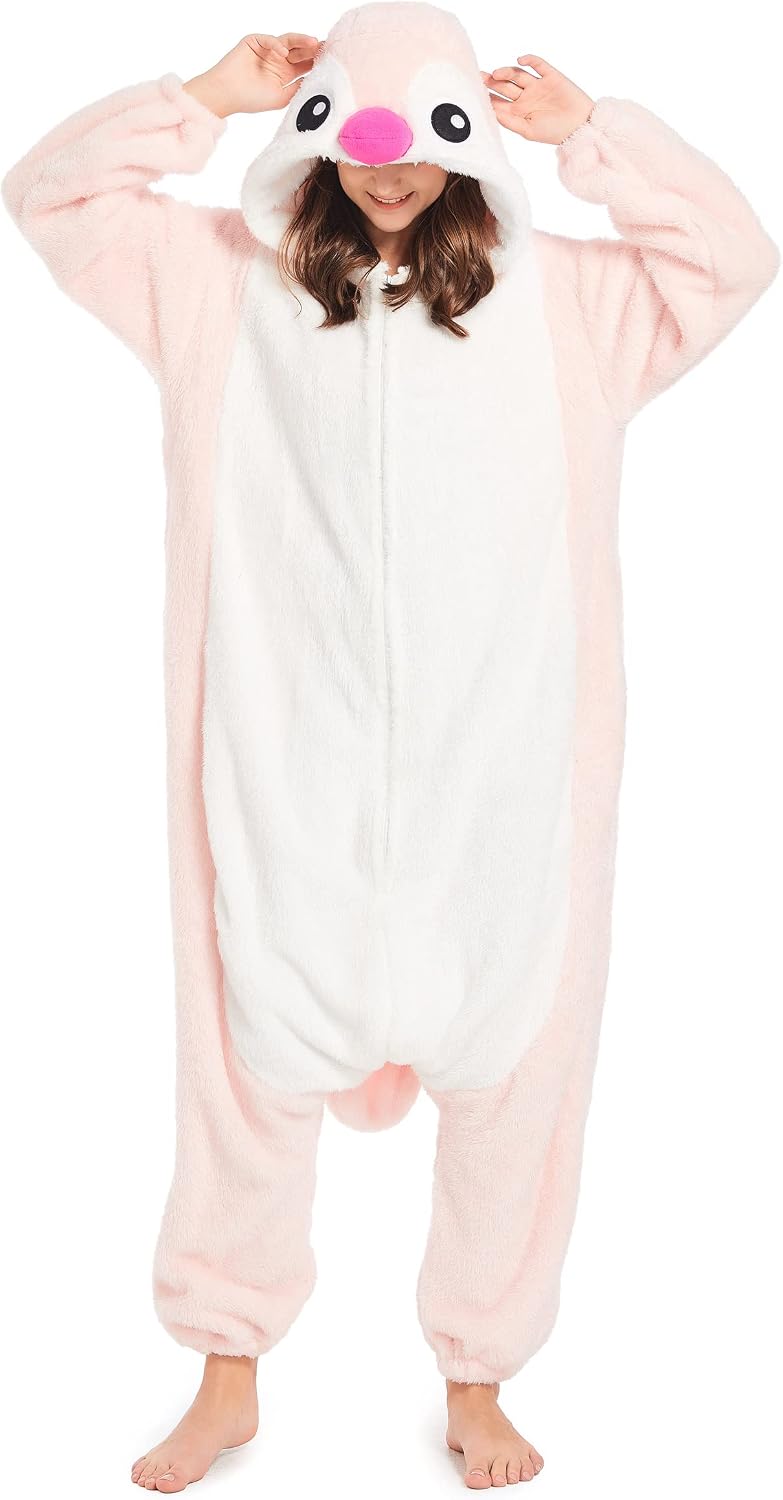 Pyjama Licorne Kigurumi SAMGU Adulte - Polaire - Cosplay Animal - Tailles S à XL - 140-187 Cm