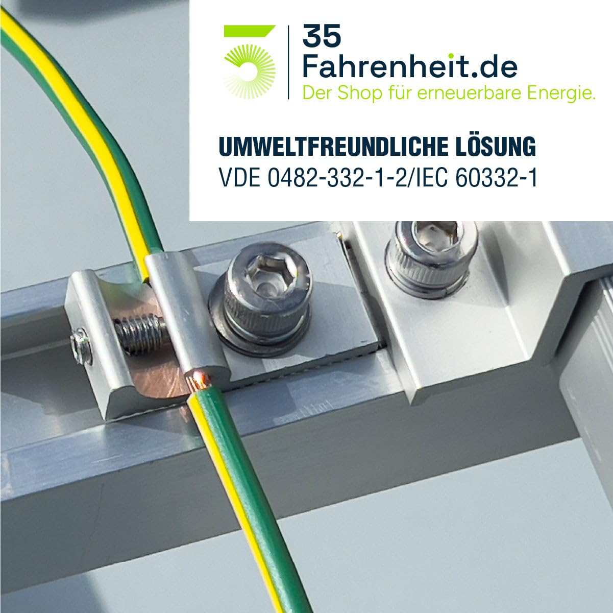 Câble de terre 15 m 6 mm² H07V-U - Câble en cuivre monoconducteur - BV Single Core - Haute capacité - 450/750 V - Certifié VDE - Pour mise à la terre, installation électrique, installations solaires