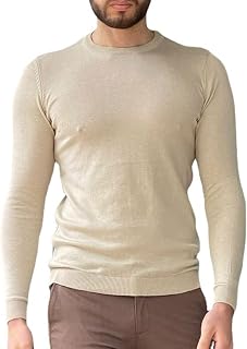 SHINROAD Men's knitting sweater Crew Neck Knitted Pullover Long Sleeves Warm Casual Winter Base Sweater Male Clothes