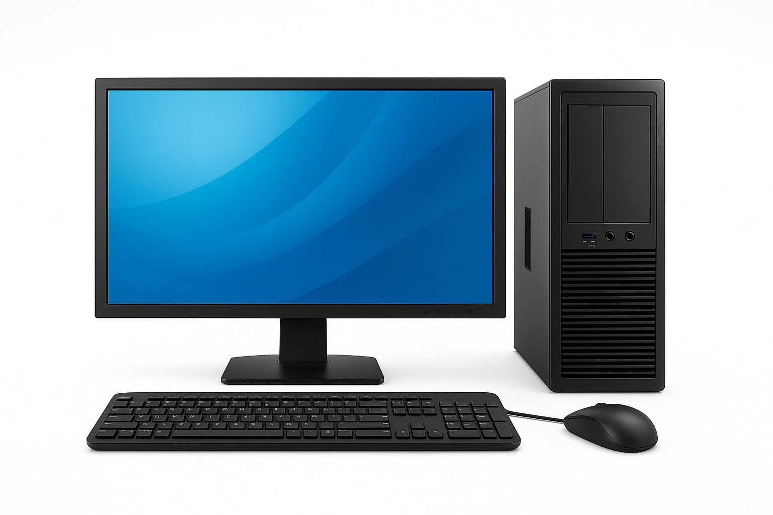 PC Bureautique Complet avec Écran 22", Intel Core i5, 8 Go RAM, SSD 240 Go, Windows 11 Pro, WiFi, Clavier et Souris, reconditionneé Amazon
