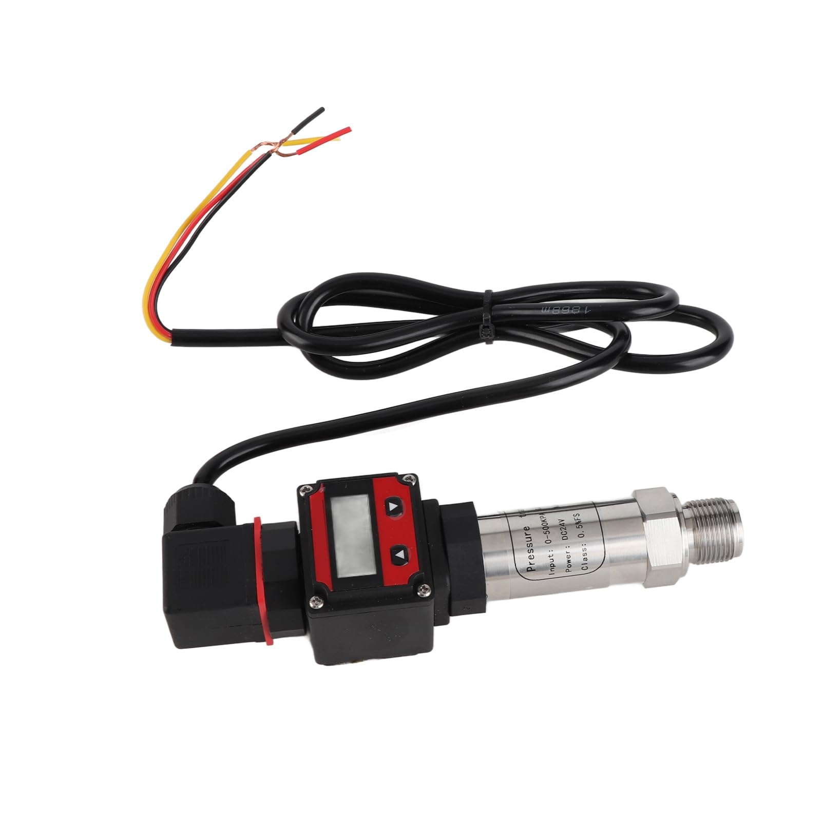 DC24V Piezoelektrischer Drucksensor 0-10V Ausgang, Silizium-Diffusionsdrucktransmitter 0-500KPa / 0-600KPa / 0-700KPa / 0-800KPa für Industrielle Überwachung (0–500 kPa)