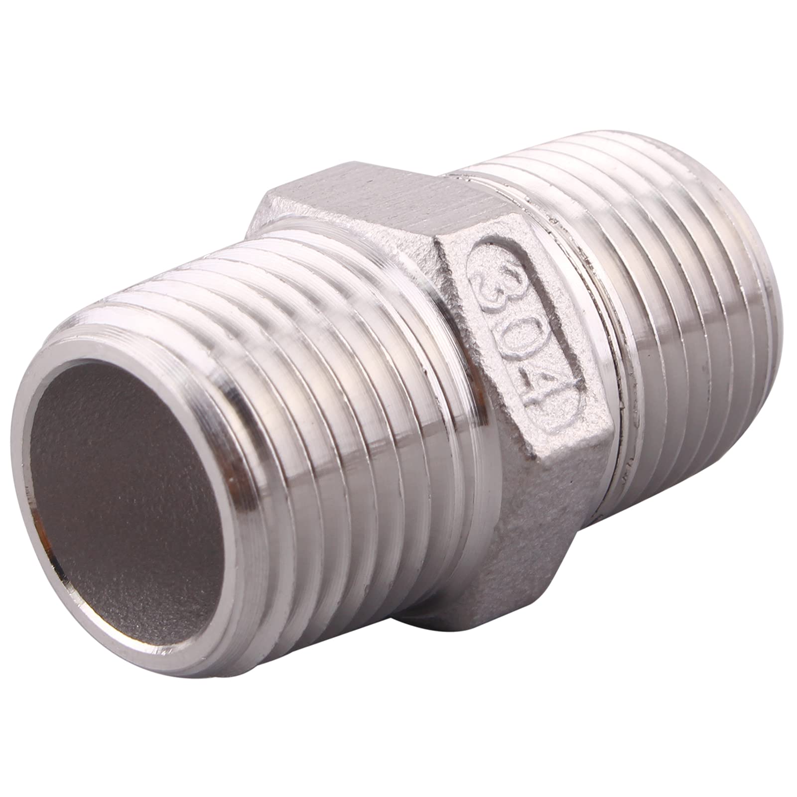DERNORD 1/4" NPT Stainless Steel Ball Valve - Female X Male Thread (Pack Of 2)