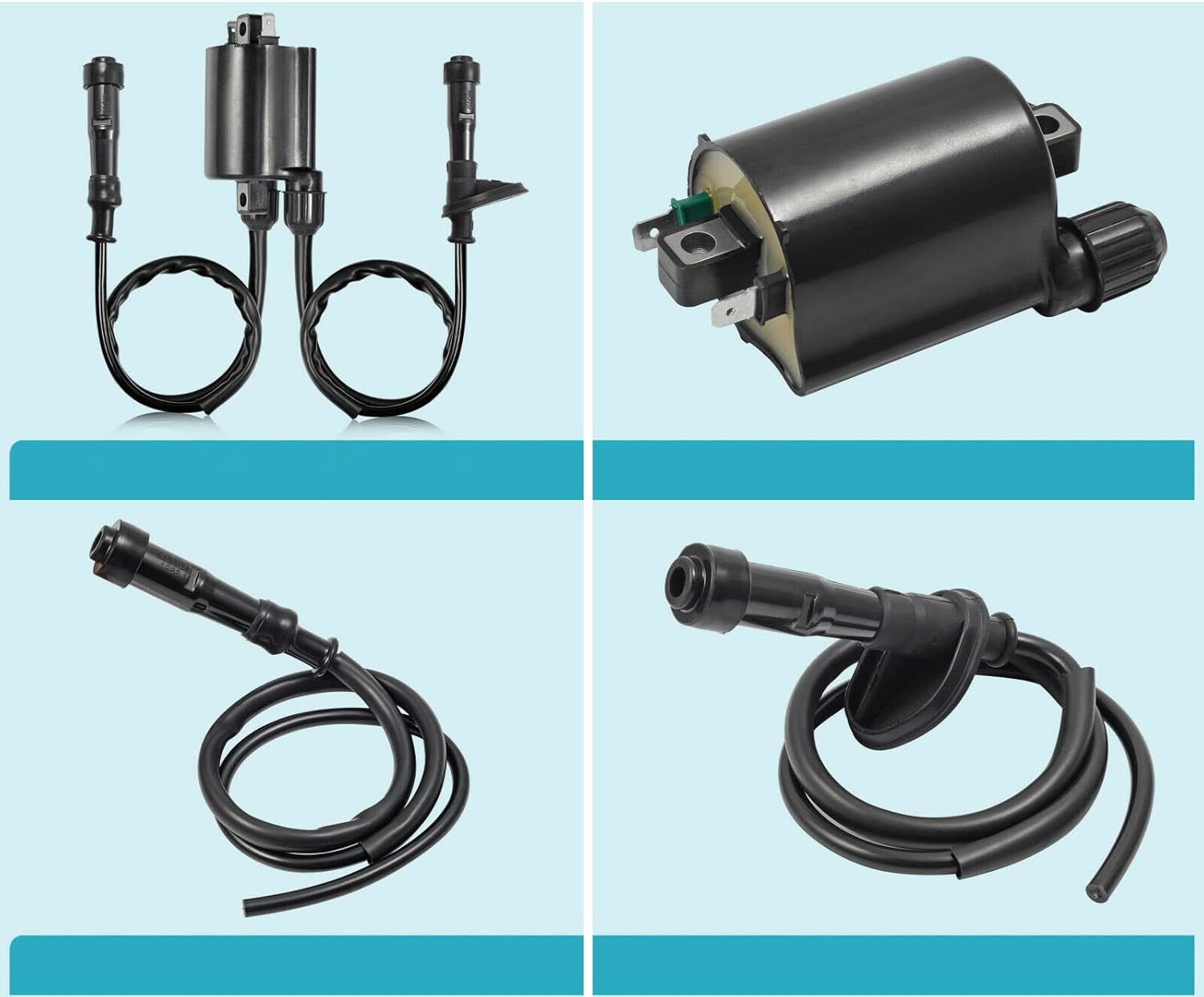 MOTO1988 2set of Ignition Coil & Spark Plug Cap For HONDA Shadow 750 Shadow ACE 750 Aero 750 Spirit 750 VT750 1998-2019