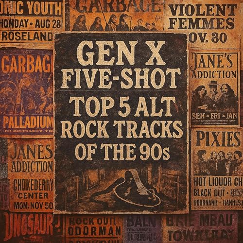 Gen X Five-Shot Episode 8: Top 5 Alt Rock Tracks of the 90s*