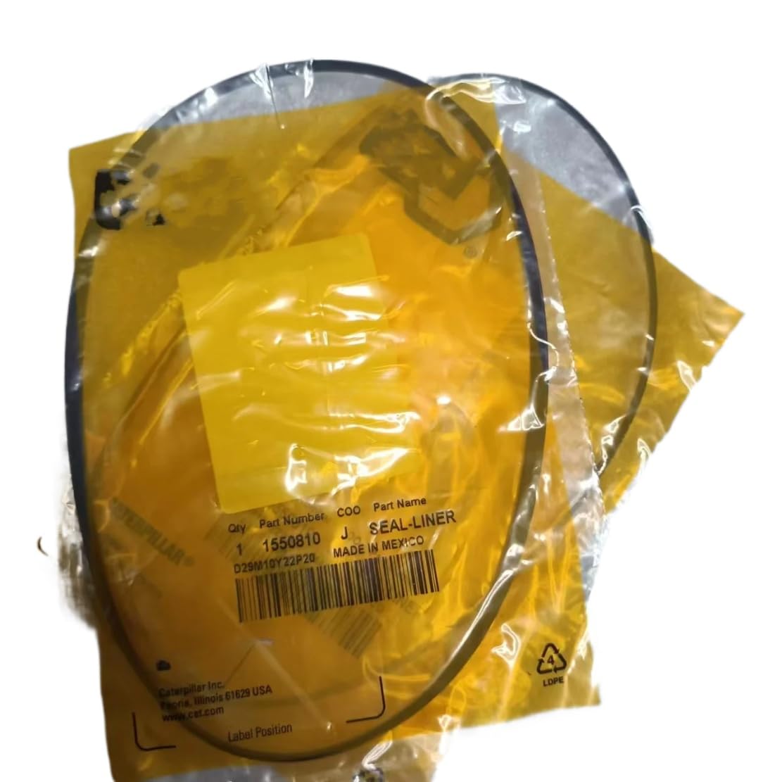 1550810 155-0810 Liner Seal Compatible with Caterpillar Engine C18