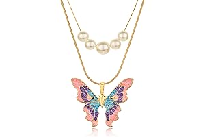 13 Going On 30 Inspired Butterfly Fairy Necklaces