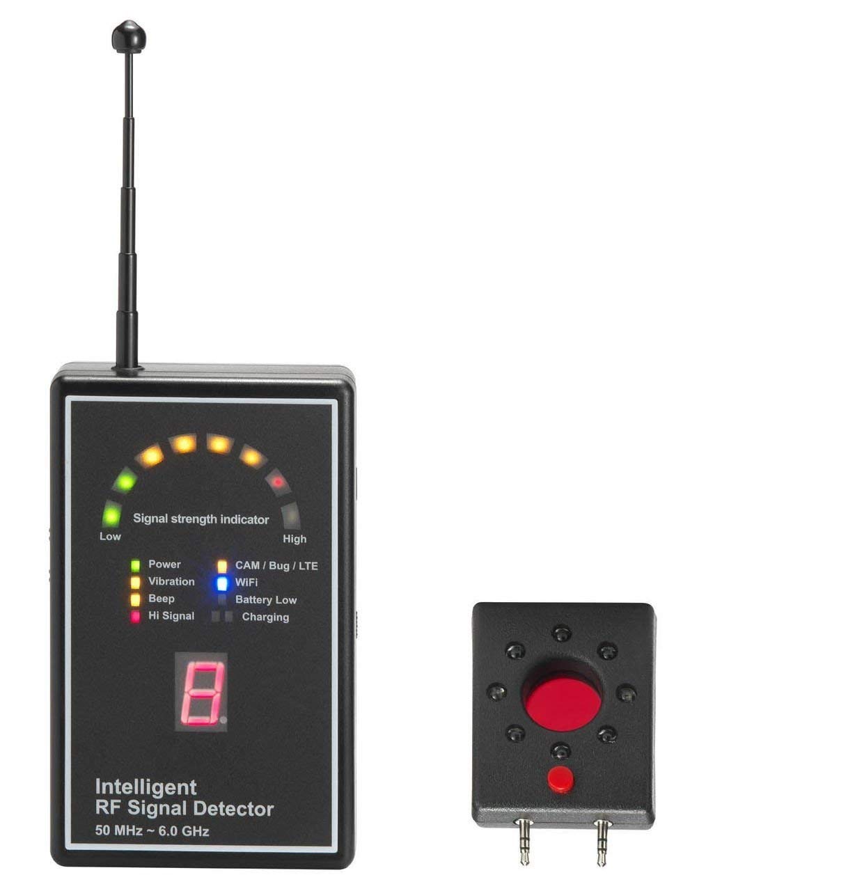 Spy Matrix Pro-Max Law Grade Professional Security Bug Detector - Ultimate Handheld Bug Sweep For Detection Of Gps Trackers, All Rf Transmitters, Body Wires, All Wired & Wireless Hidden Cameras.