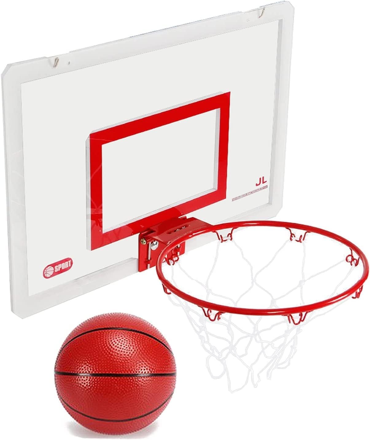 Amazon.co.jp バスケットゴール バックボード ミニバスケットボード 屋内 屋外 ユースチャイルドバスケットボールリムネット