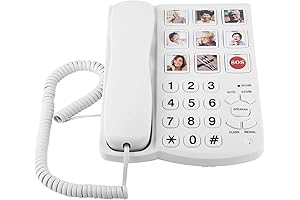 Picture Phone with One-Touch Dialing for Seniors