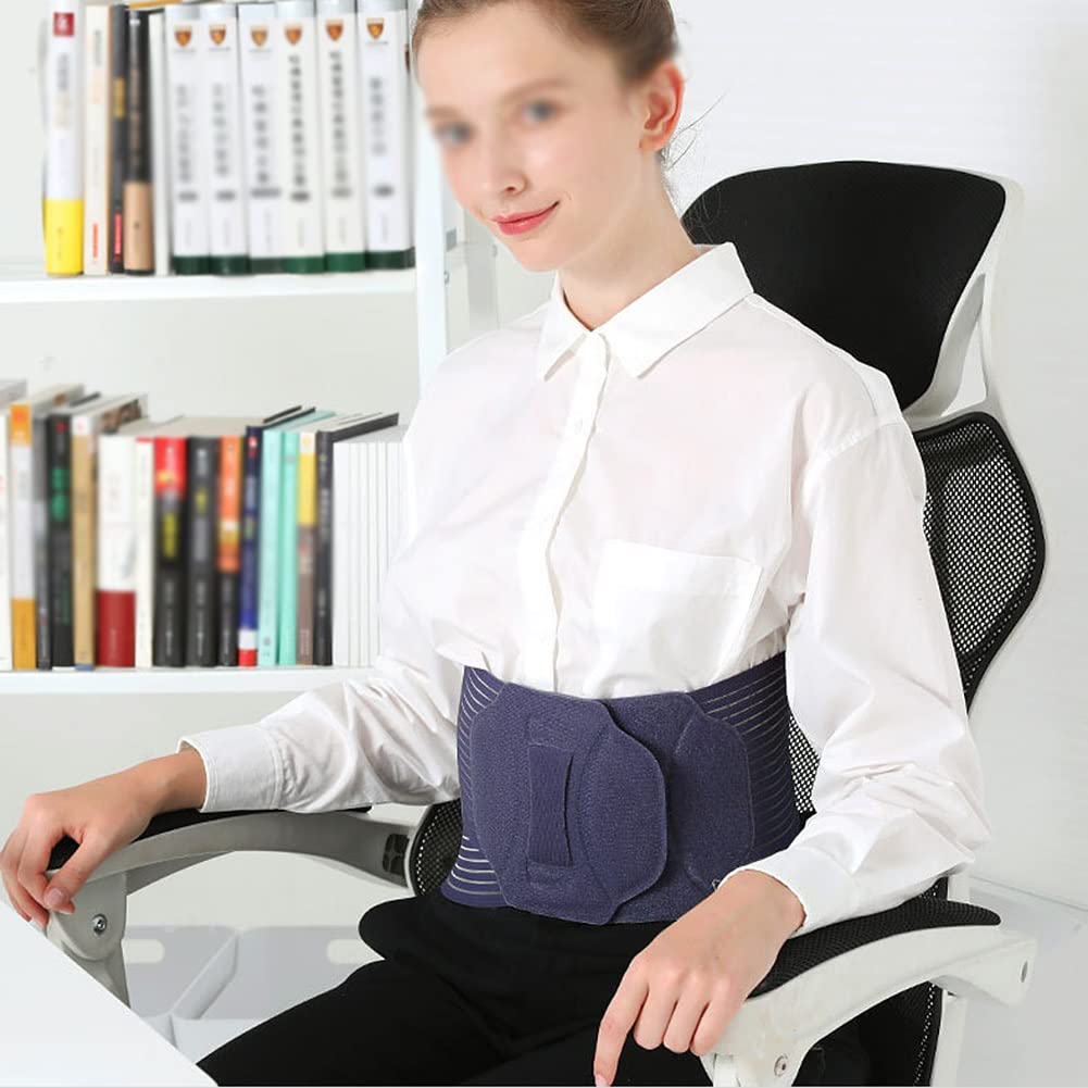 Soporte para la Espalda, Soporte Lumbar con Doble Banda de compresión Fuerte, Correas de tracción, Ajuste, cinturón de Alivio del Dolor de Espalda Inferior para Hombres, Mujeres, Discos Her
