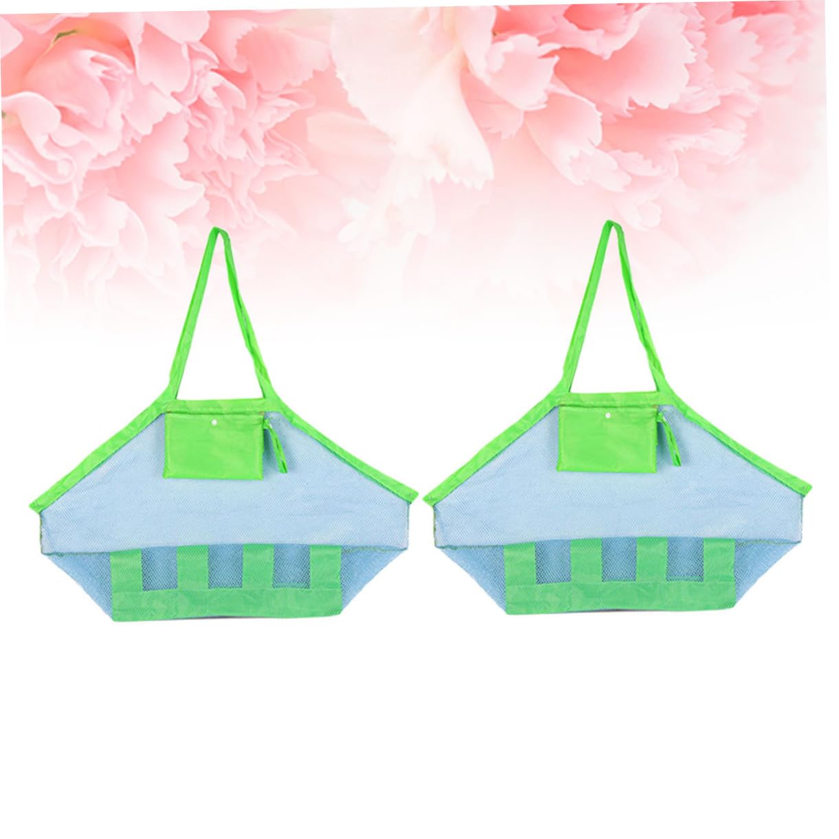 ibasenice 6 Pcs Sac À Pliable Sac À pour Jouets De Sable s pour Enfants Grand Fourre-Tout Jouets De Jeu en Plein Air pour Les Enfants À L'Extérieur pour De
