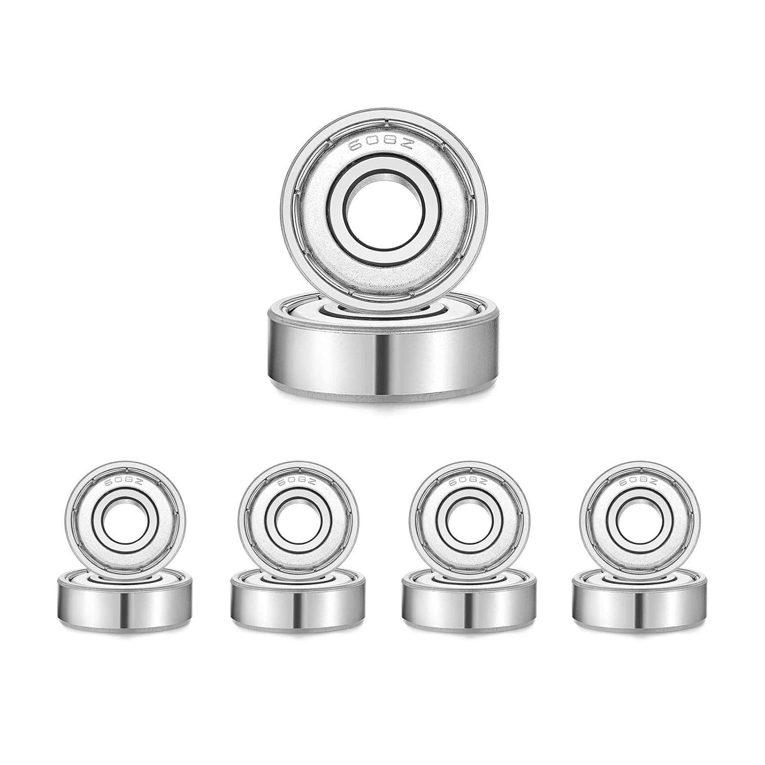 eOnekart 608Z (8x22x7mm) Ball Bearings Metal Double Shielded Radial Ball Bearings | 3D Printer or Robotics or DIY Projects or Wheelchair Wheel (Pack of 10) (B0DJ15DR69) Amazon Price History, Amazon Price Tracker