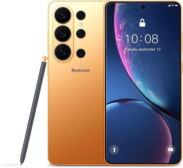 I26 Unlocked Phone, 16GB+512GB Smartphone, Android 16.0, 7000mAh Battery, 68+108MP Camera Cell Phone,6.9" 120Hz Display/Dual SIM/Face Unlock/GPS.(Blue) - 2
