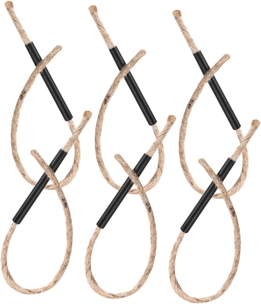 DOITOOL 24sets Portable Fire Starting Cord of Survival Ropes for Camping Hiking and Outdoor Activities Versatile Wick for Quick Ignition and