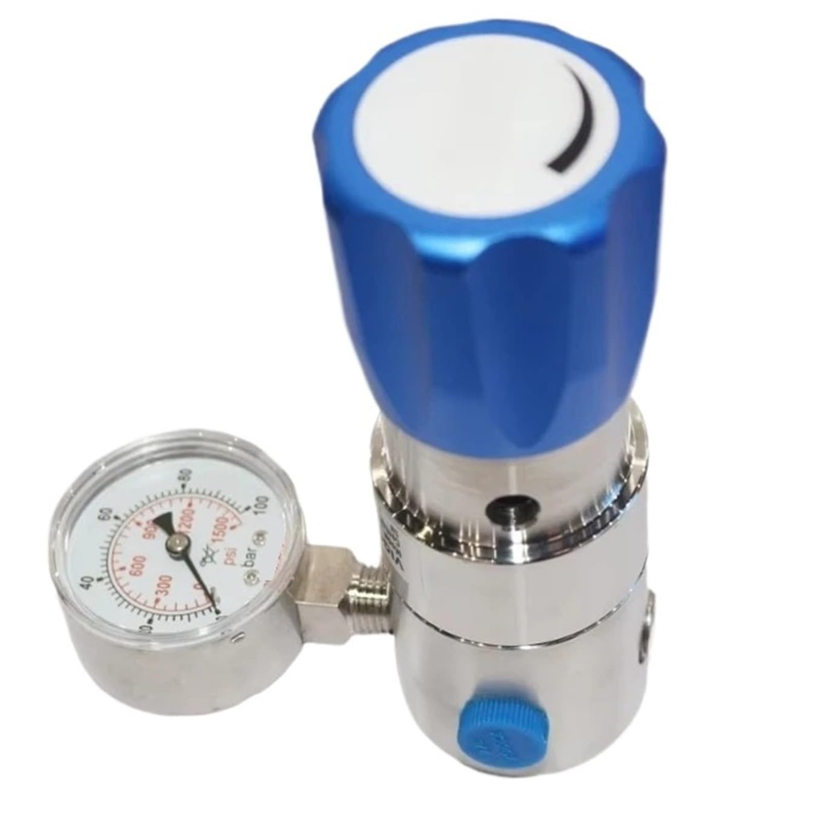 Iddcmwnb Brass General Application Manual Back Pressure Regulator With Optional Gauge Ports Panel Mounted Gas Reducing Valve