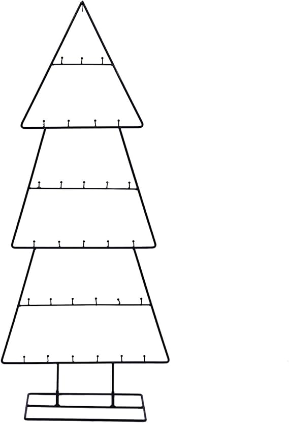 Weihnachtsbaum-Deko Ständer 86cm - 3-stufiger Metall-Ständer Für Weihnachtskugeln & Schmuck