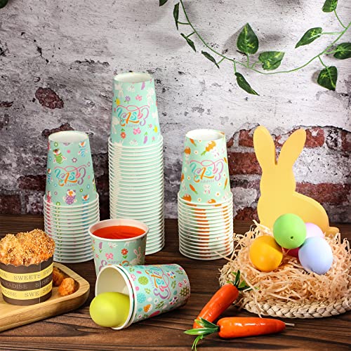 Meanplan 200 Pieces Happy Easter Paper Coffee Cups Disposable Cups Cute Hot And Cold Cups For Holding Beer Coffee Water Beverage For Wedding Birthday Party Baby Shower Office Celebration (9 Oz) #TOP5