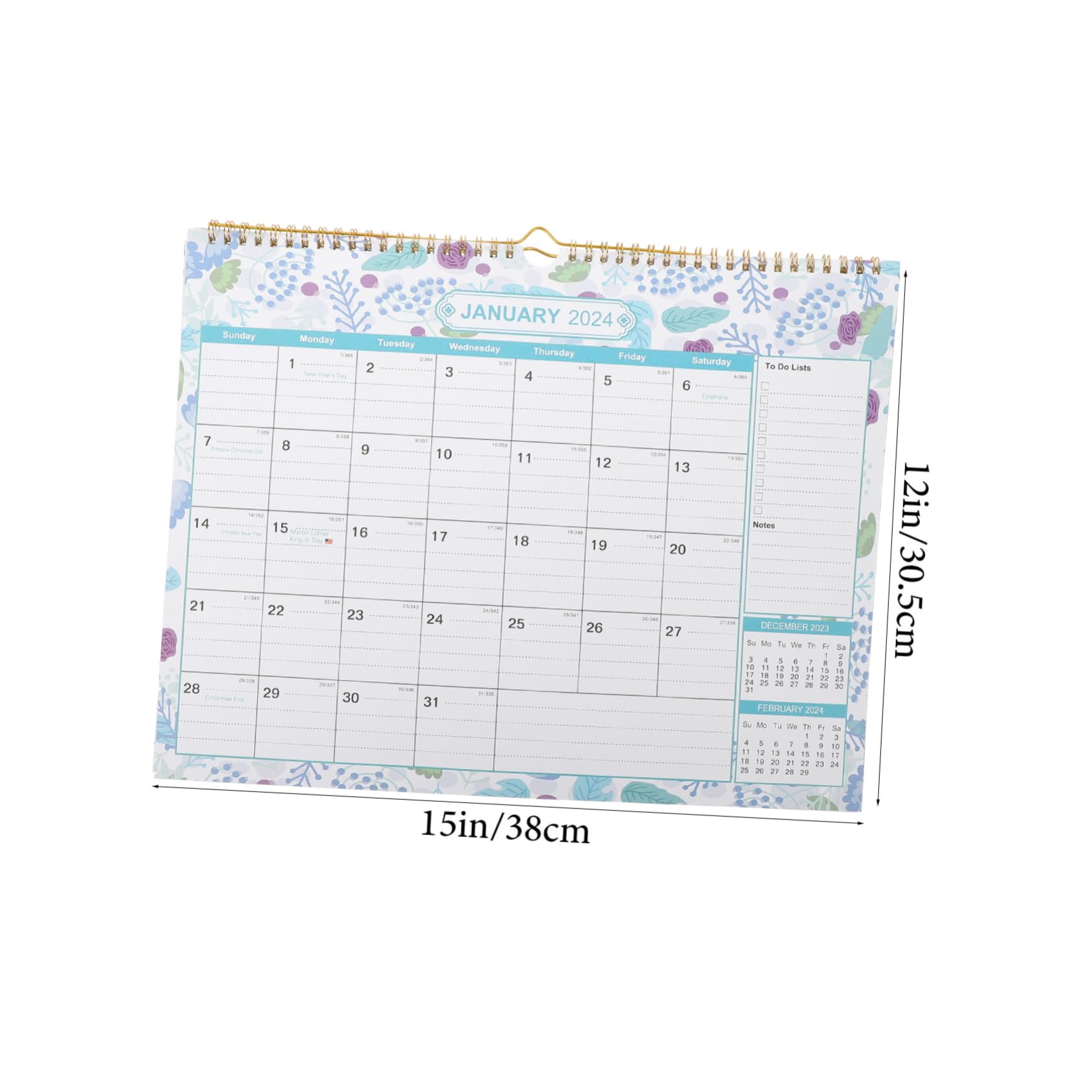 SEWACC 4 Piezas calendario inglés calendario de escritorio suministros para el hogar calendario de pared mensual 2023 calendarios de mesa calendarios mesa calendario de pared mensual 2024